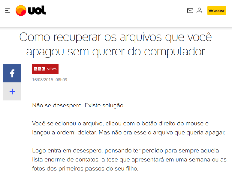 Recorte Zero Hora Digital